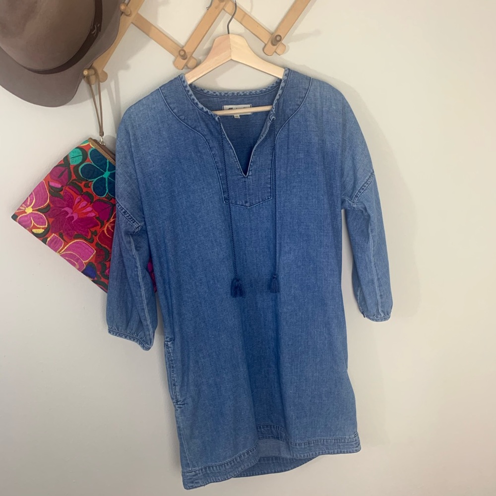 Madewell Denim Artiste Tunic Dress - Picture 3 of 8